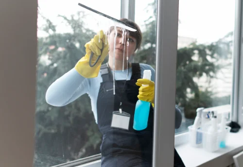 Nettoyage de vitres intérieures et extérieures à Oiry